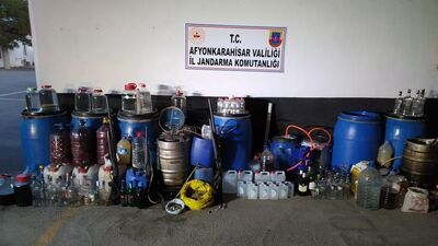 Sahte içki operasyonu: 1220 litre ele geçirildi