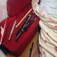 Samuray kılıçlı saldırganın dehşet koleksiyonu!