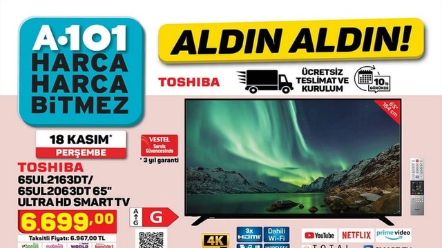 18 Kasım A101 aktüel ürünler kataloğu