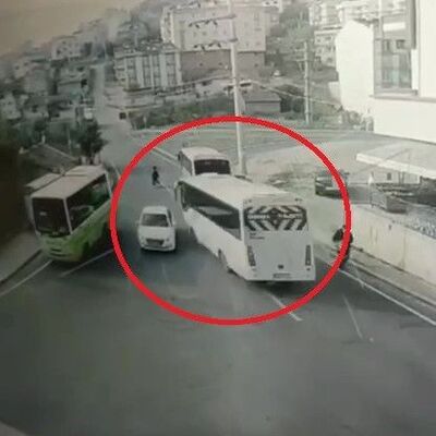 5 ölümlü öğrenci servisi kazası kamerada! Kaza değil katliam!