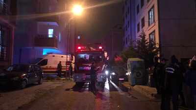 Evini yakmak istedi, polis harekete geçti