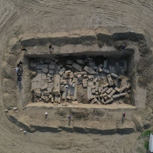 Zeus Tapınağı ortaya çıkarılıyor