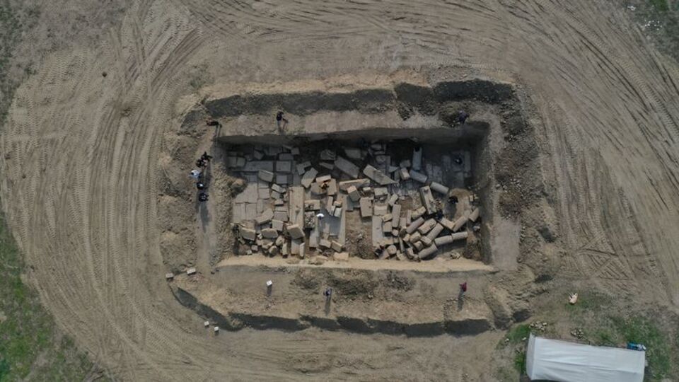 Zeus Tapınağı ortaya çıkarılıyor