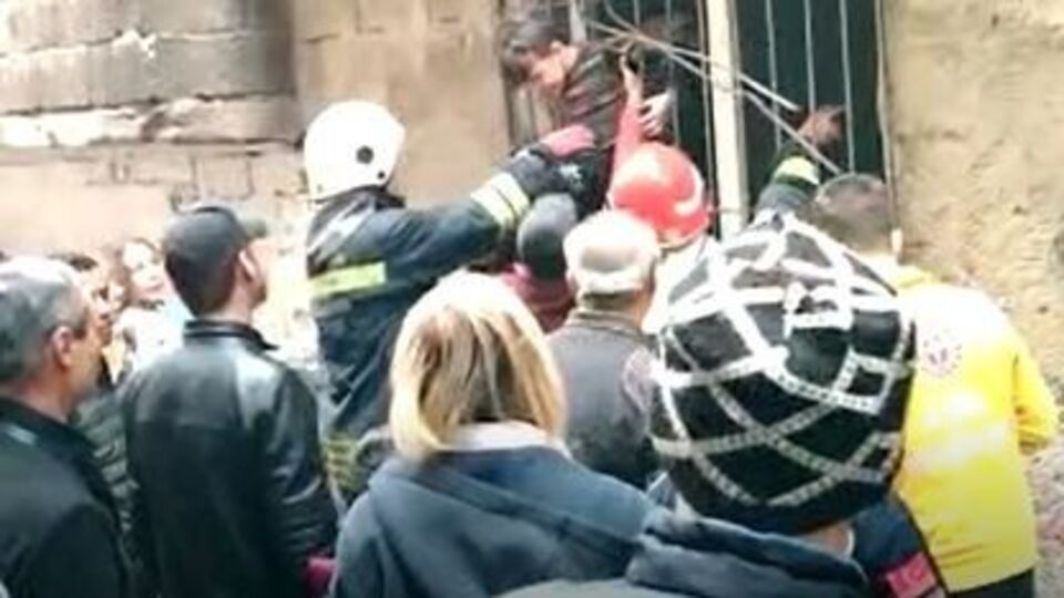 Çocukların çığlıklarını duyan oraya koştu!