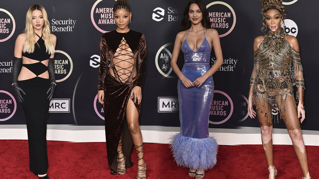 Kırmızı halıdan böyle geçtiler...