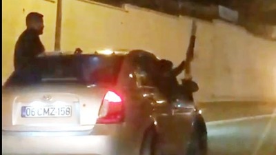 Başkentte şaşkına çeviren görüntü!