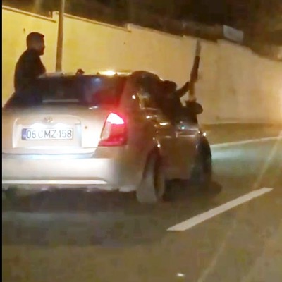 Başkentte şaşkına çeviren görüntü!