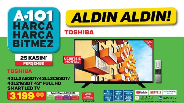 25 Kasım A101 aktüel ürünler kataloğu