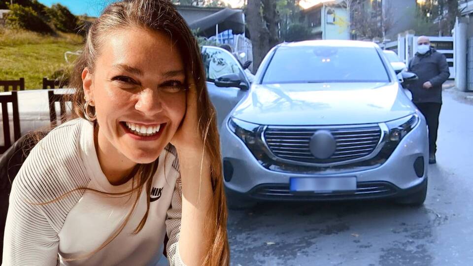Aslı'nın yeni otomobili!