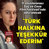 'Türk halkına teşekkür ederim'