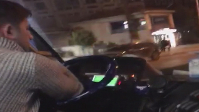 Direksiyon başında şaşkına çeviren görüntü!