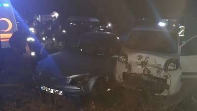 Manisa'da trafik kazası: 4 yaralı