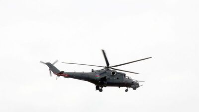 Azerbaycan'da askeri helikopter düştü: 14 ölü!
