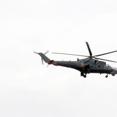 Azerbaycan'da askeri helikopter düştü: 14 ölü!