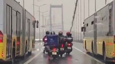 Motosikletlilere siper olan İETT şoförleri o anları anlattı