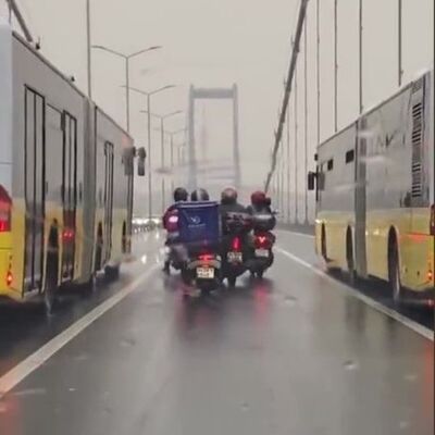 Motosikletlilere siper olan İETT şoförleri o anları anlattı