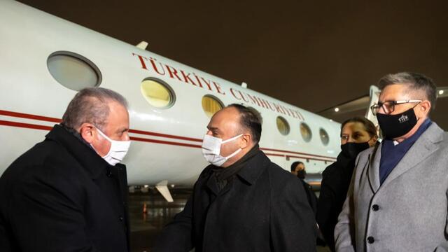 TBMM Başkanı Mustafa Şentop Varşova'da