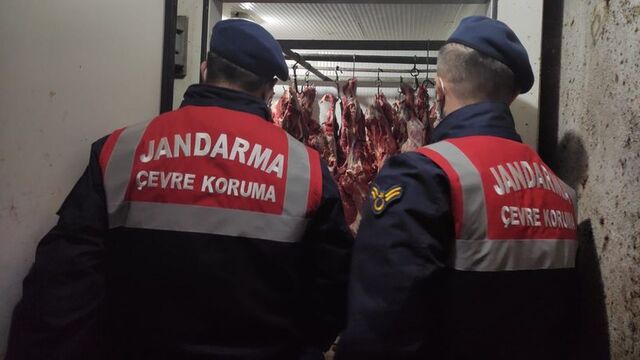 Baskında 300 kilo at eti ele geçirildi