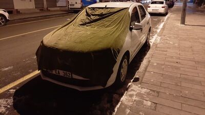 Araçlar dondu çalışmadı! O kentimiz buz kesti!