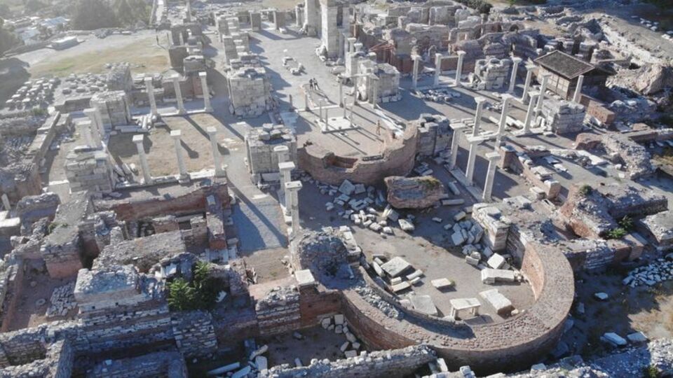 Roma İmparatoru Theodosius dönemi buluntularına ulaşıldı