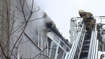 Feci patlama! Kopan parçalar ve camlar çevreye saçıldı