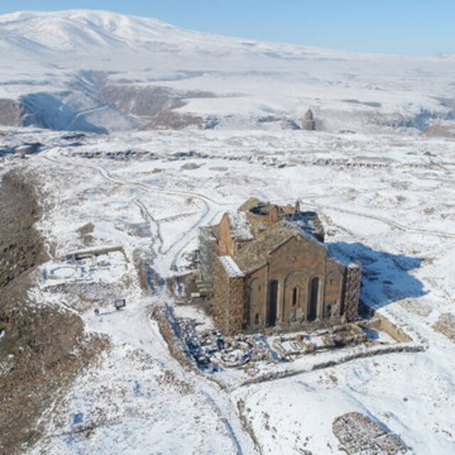 'Medeniyetler beşiği' Ani karlar altında