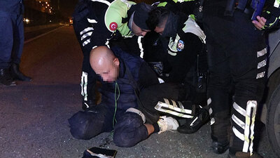 'Dur' ihtarına uymayan sürücü takip sonucu yakalandı