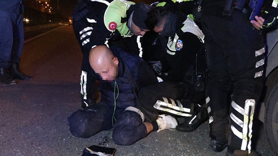 'Dur' ihtarına uymayan sürücü takip sonucu yakalandı