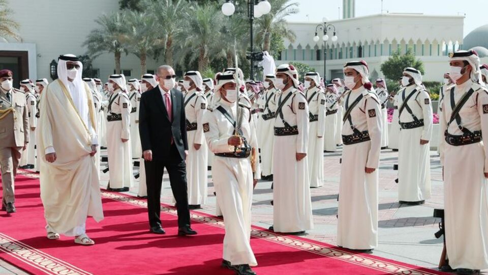 Cumhurbaşkanı Erdoğan, Katar Emiri ile görüştü