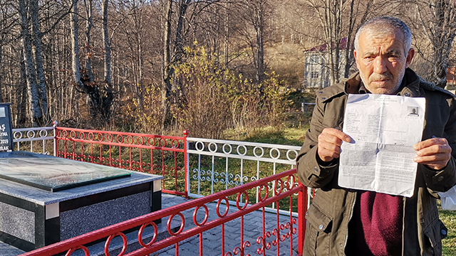 Şehit babasına yanlışlıkla 'yakalama' kararı