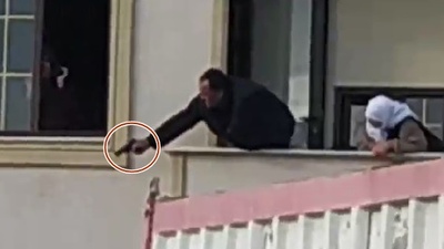 Dehşet anları! Kiracısına böyle ateş etti