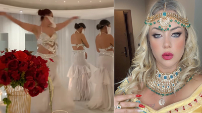 Hamamda dansözlü kutlama!