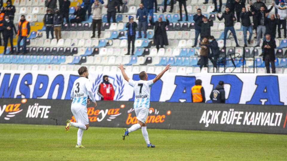 Erzurumspor 2 attı 3 aldı