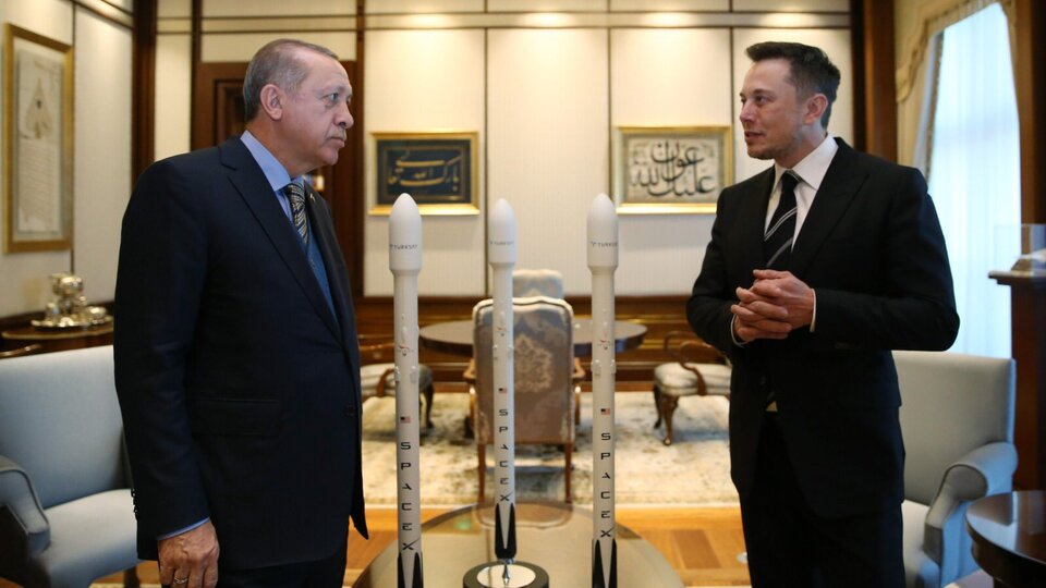 Cumhurbaşkanı Erdoğan, Elon Musk'la görüştü