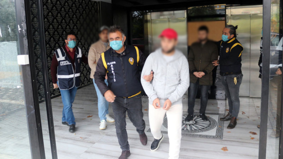 Alanya'da "nitelikli yağma" soruşturması: 6 tutuklama