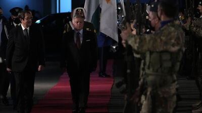 Ürdün Kralı Rum Kesimi'nde