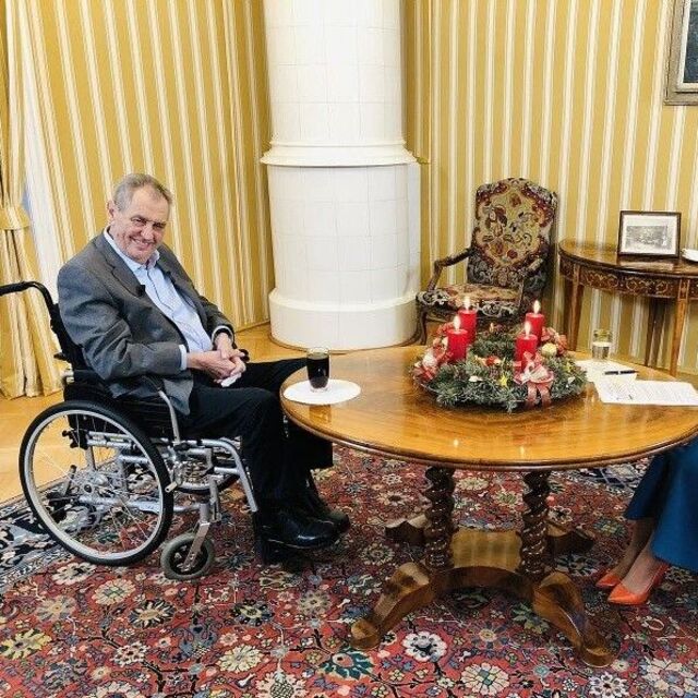 Çekya Devlet Başkanı anoreksiyaya yakalandı
