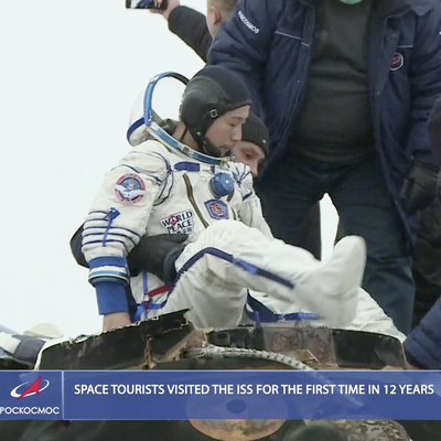 12 günlük uzay yolculuğu tamamlandı!