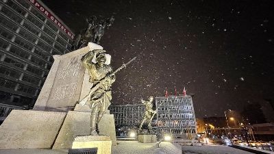 Başkent kar yağışının ardından beyaza büründü