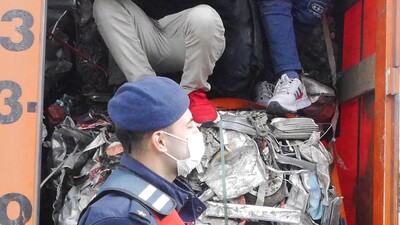 Kaçak yolculuk hüsranla bitti!