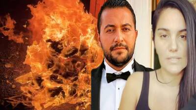 Sevgilisinin kıyafetlerini yaktı!