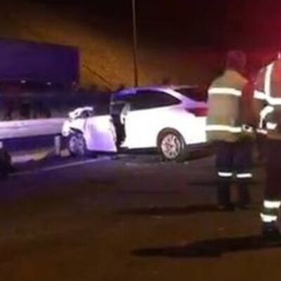 Nişan dönüşü feci kaza: 3 ölü, 2 yaralı