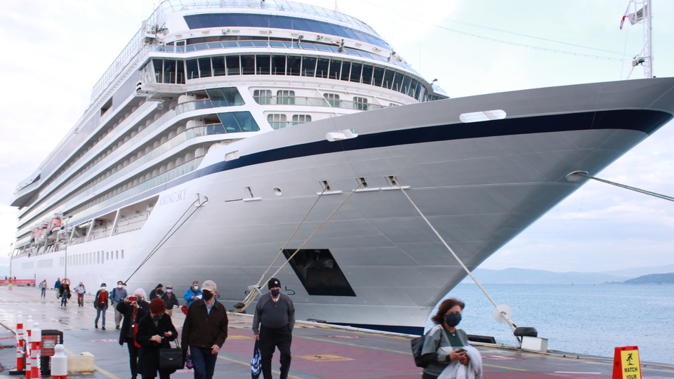 Yılın son kruvaziyeriyle 262 turist geldi