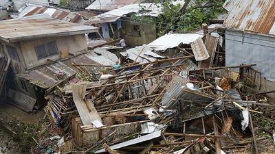 Filipinler'deki felakette can kaybı 400'e yaklaştı!