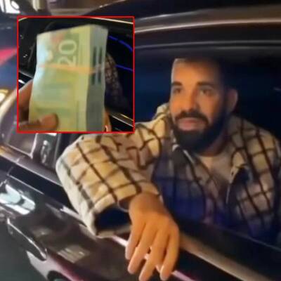 Ünlü şarkıcı sokakta para dağıttı!