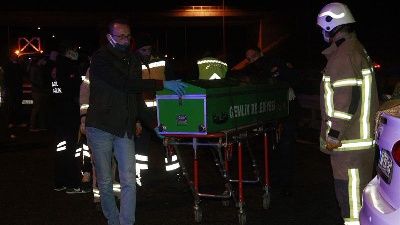 Damat ve kuzeni yan yana defnedildi