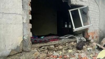 Ev savaş alanına döndü!