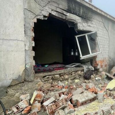 Ev savaş alanına döndü!