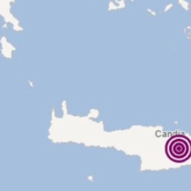 Girit'te 4,3'lük deprem
