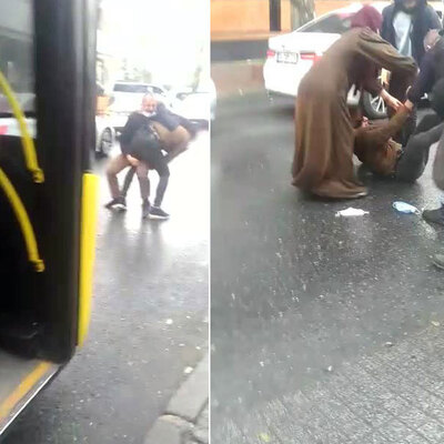 O anlar kamerada! İETT şoförü dehşet saçtı!